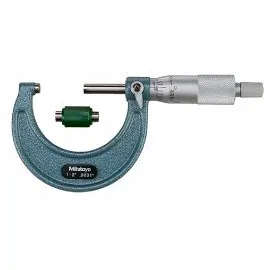 Mitutoyo 103-132 Outside Micrometer Economy Design, 1 to 2