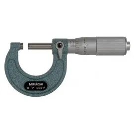 Mitutoyo 103-135 Series 103 Outside Micrometer with friction thimble, 0 to 1