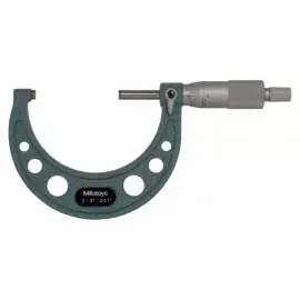 Mitutoyo 103-179 Series 103 Outside Micrometer with ratchet stop, 2 to 3