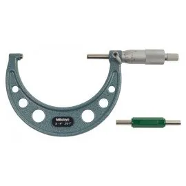 Mitutoyo 103-180 Series 103 Outside Micrometer with ratchet stop, 3 to 4