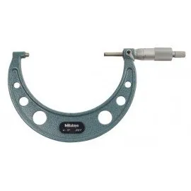 Mitutoyo 103-181 Series 103 Outside Micrometer with ratchet stop, 4 to 5