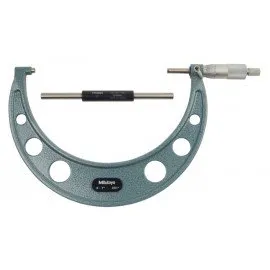 Mitutoyo 103-183 Series 103 Outside Micrometer with ratchet stop, 6 to 7