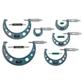 Mitutoyo 103-904-10 Outside Micrometer Economy Design Set, 0 to 6”