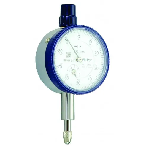 Mitutoyo 1044A-01 Series 1 Compact Small Diameter Dial Indicator, 5 mm, Metric