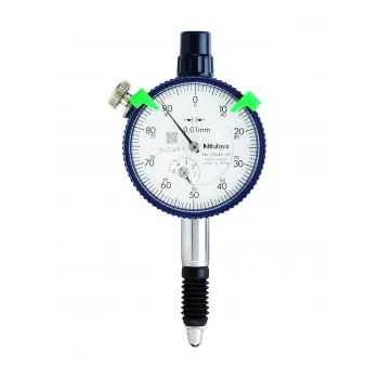 Mitutoyo 1044A-60 Series 1 Compact Small Diameter Dial Indicator, 5 mm, Metric