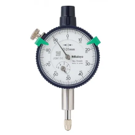 Mitutoyo 1044A Series 1 Compact Small Diameter Dial Indicator, 5 mm, Metric