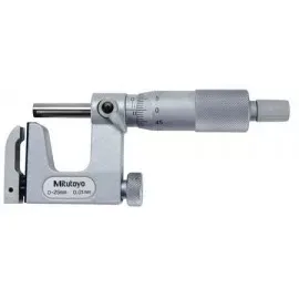 Mitutoyo 117-101 Series 117 Uni-Mike Analog Mechanical Micrometer, 0 to 25 mm, Metric