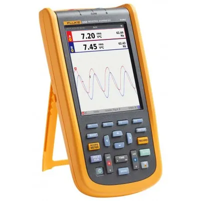 Fluke 125B Industrial ScopeMeter Hand-Held Oscilloscope with AC clamp, 40 MHz