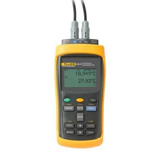 Fluke 1524-P2 Dual-Channel Reference Thermometer with 5628 prt