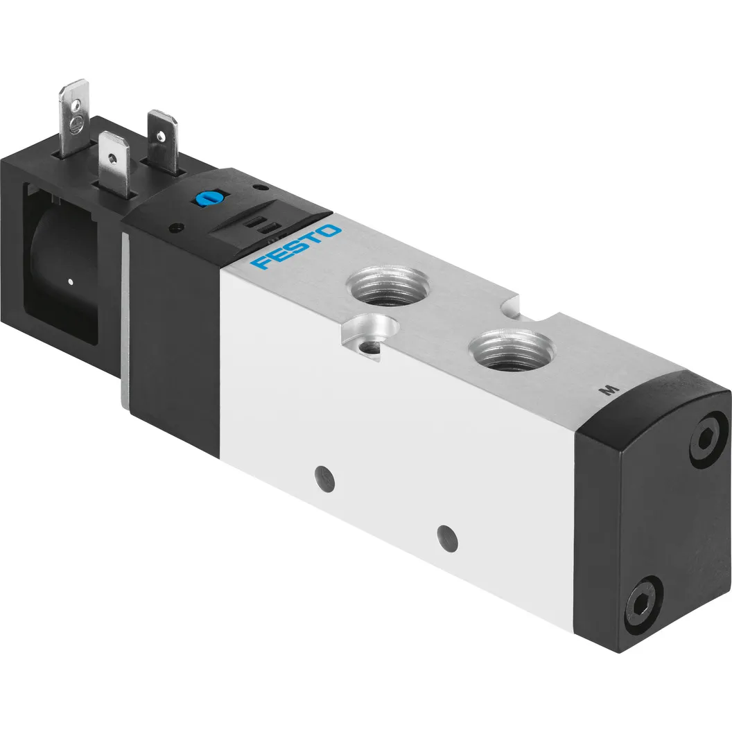 5/2 Way Monostable Pneumatic Solenoid Valve 1/4'' NPT 230AC 0.9-10bar