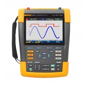 Fluke 190-062-III-S Color ScopeMeter with FlukeView-2 software package, 60 MHz, 2 channels