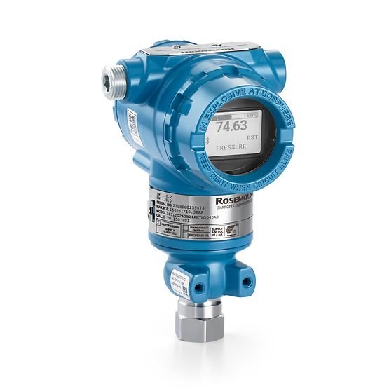 Emerson Rosemount™ 3051 In-Line Absolute Pressure Transmitter | High Accuracy, Up to 20000 psig, WirelessHART® Output