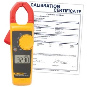 Fluke 323-NIST True RMS Clamp Meter, 400 A,  includes Traceable Certificate