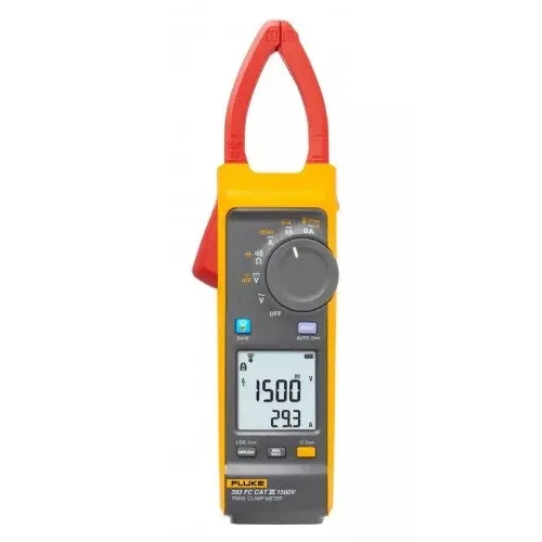 Fluke 393FC True-rms Clamp Meter with iFlex, CAT III 1500 V, 1500 V DC/1000 V AC/ 999.9 A DC or AC