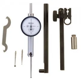 Mitutoyo 513-512-10T Series 513 Pocket Full Dial Test Indicator Set, 0.02