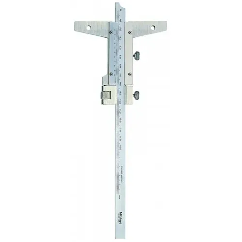 Mitutoyo 527-101 Vernier Depth Gauge, 0-150mm Range, 0.02mm Vernier Reading