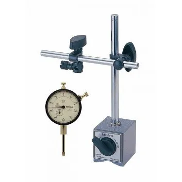 Mitutoyo 64PKA079B Dial Indicator and Magnetic Stand Set, 0 to 1