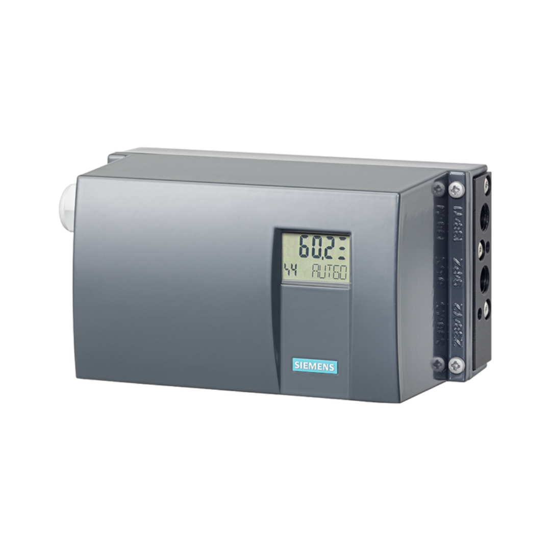 Siemens SIPART PS2 Smart, Electropneumatic Positioner, 4...20mA, Ex/nEx, Single-Acting, aluminum enclosure, for pneumatic linear and part-turn actuators, Non-contacting (wear-free) position detection (NCS), 6DR5013-0EG20-0AA0