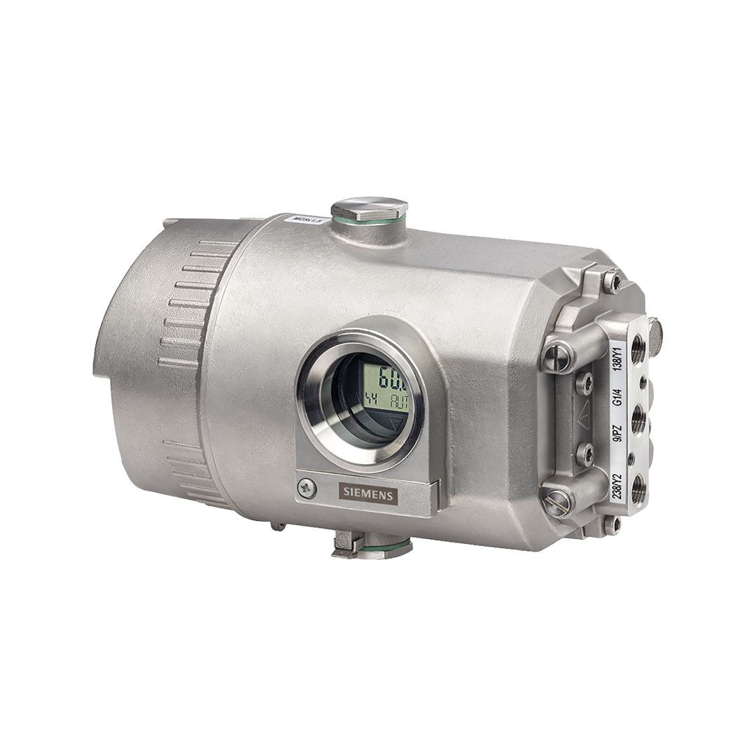 Siemens SIPART PS2 Smart, Electropneumatic Positioner, 4...20mA, Ex/nEx, Single-Acting, SST enclosure, flameproof (Ex d), for pneumatic linear and part-turn actuators, Non-contacting (wear-free) position detection (NCS), 6DR5016-0EQ13-0AA0