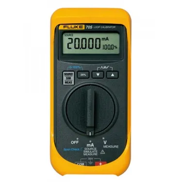 Fluke 705 Loop Calibrator, 0-28 V, .025% Accuracy