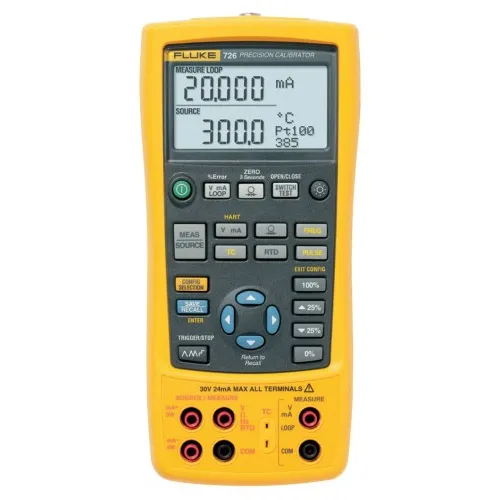 Fluke 726/FPC Precision Multifunction Process Calibrator with one-year Premium Care