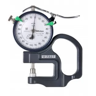 Mitutoyo 7327A Thickness Gauge with Dial, 0 to 1 mm