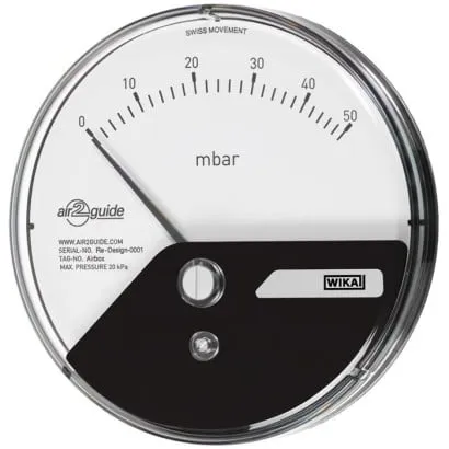 Wika Differential Pressure Gauge Eco, A2G-05