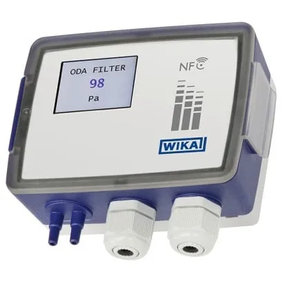 Wika Differential Pressure Sensor, A2G-500, For Ventilation And Air-Conditioning