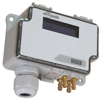 Wika Dual Differential Pressure Sensor, A2G-52, For Ventilation And Air-Conditioning