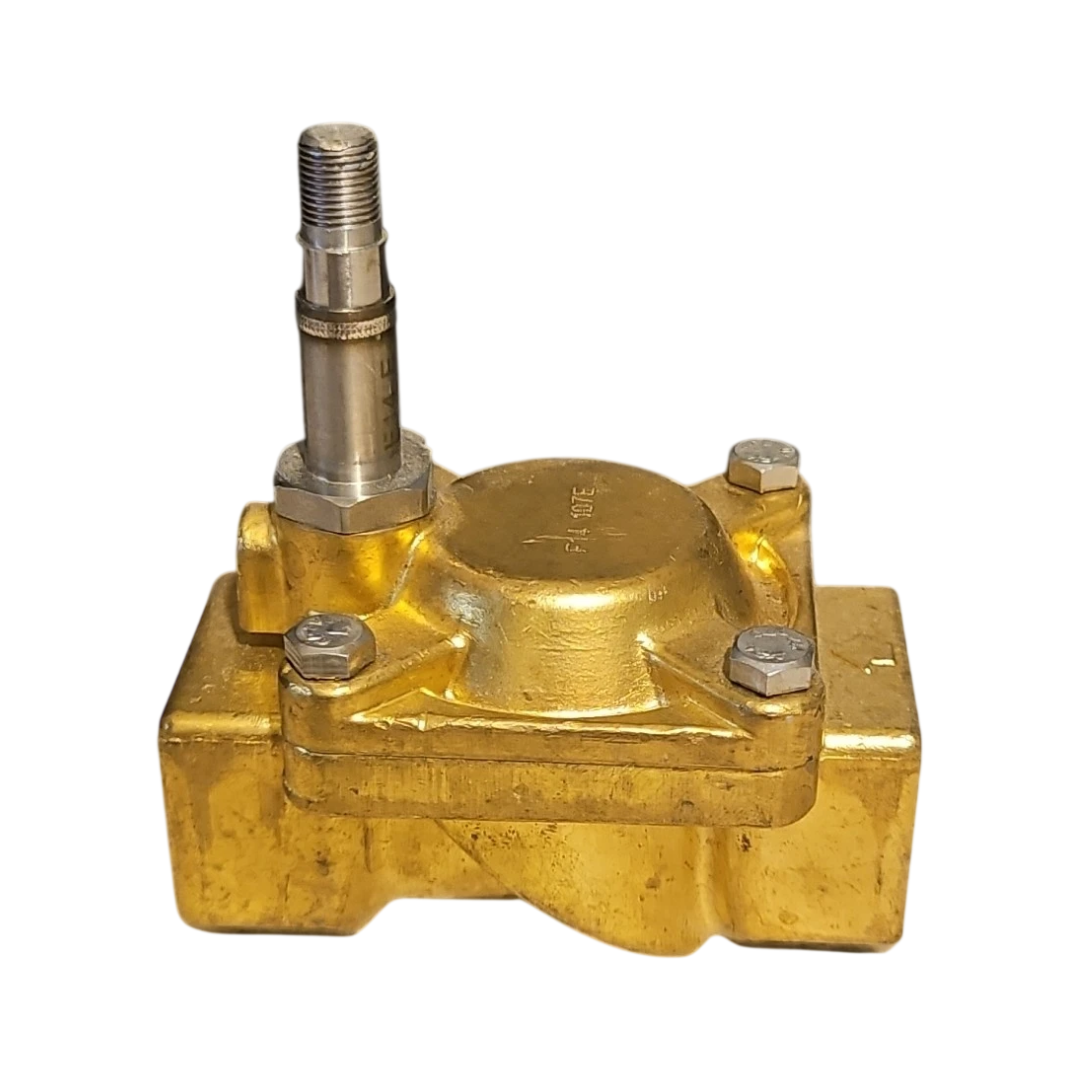 ACL 107 Series Brass Solenoid Valve, Servo-Assisted Diaphragm, 2-Way Normally Closed, FPM (Viton) Seal, G 1/2" Female BSPP Connection, E107DV12///