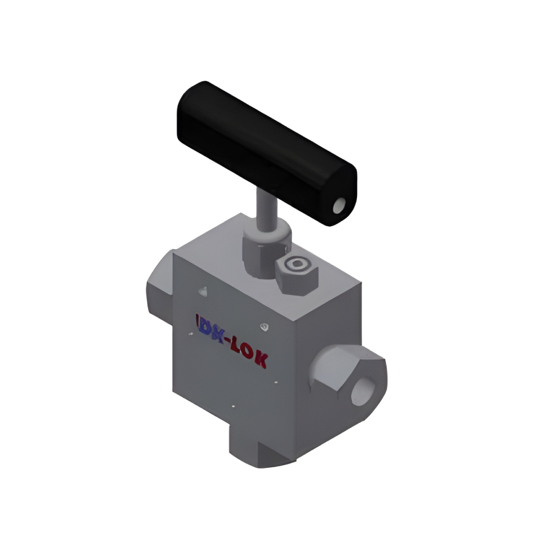 DK-Lok High Pressure Needle Valve, 3Way One Pressure, 1