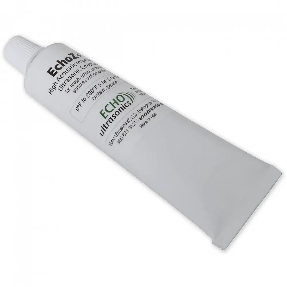 Echo Ultrasonics Echo Z+ High Acoustic Impedance Ambient Temperature Flaw & Thickness Gauging Couplant, Viscosity Fluid , Operating Range 0˚ To 200˚F (-18˚ To 93˚C), 4 oz / 118 ml Plastic Bottle, Echo Z Plus F-04