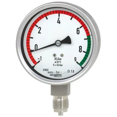 Wika Gas Density Indicator, GDI-100, Nominal Size 100