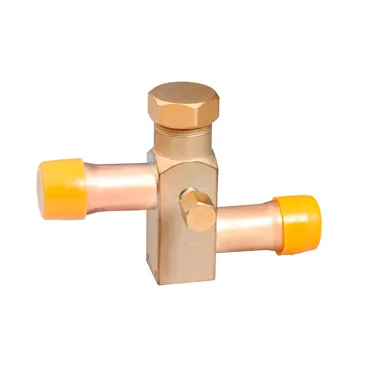 Sanhua Brass Service Valve for Refrigerant Isolation & Charging