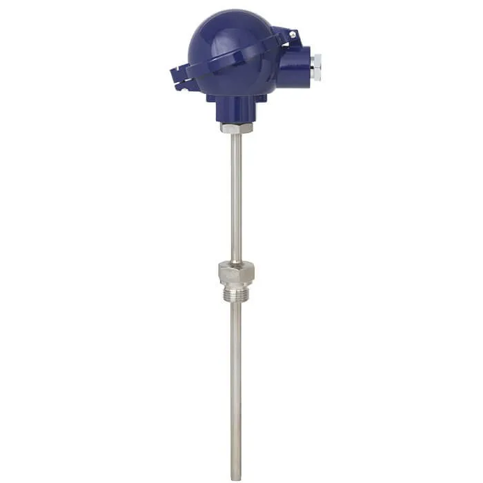 Wika Resistance Thermometer, RTD sensor threaded, with protection tube, TR10-C, -196 ... +600 °C