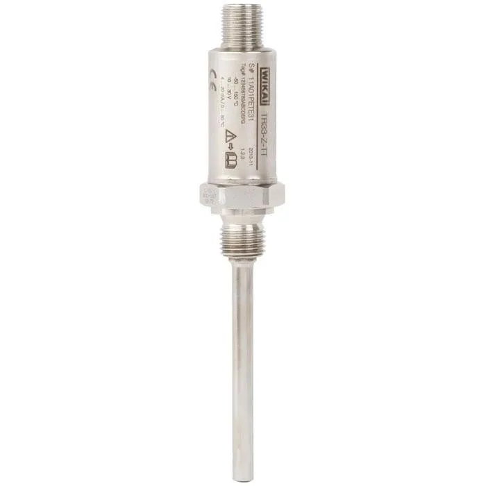 Wika Miniature Resistance Thermometer, TR33, Threaded