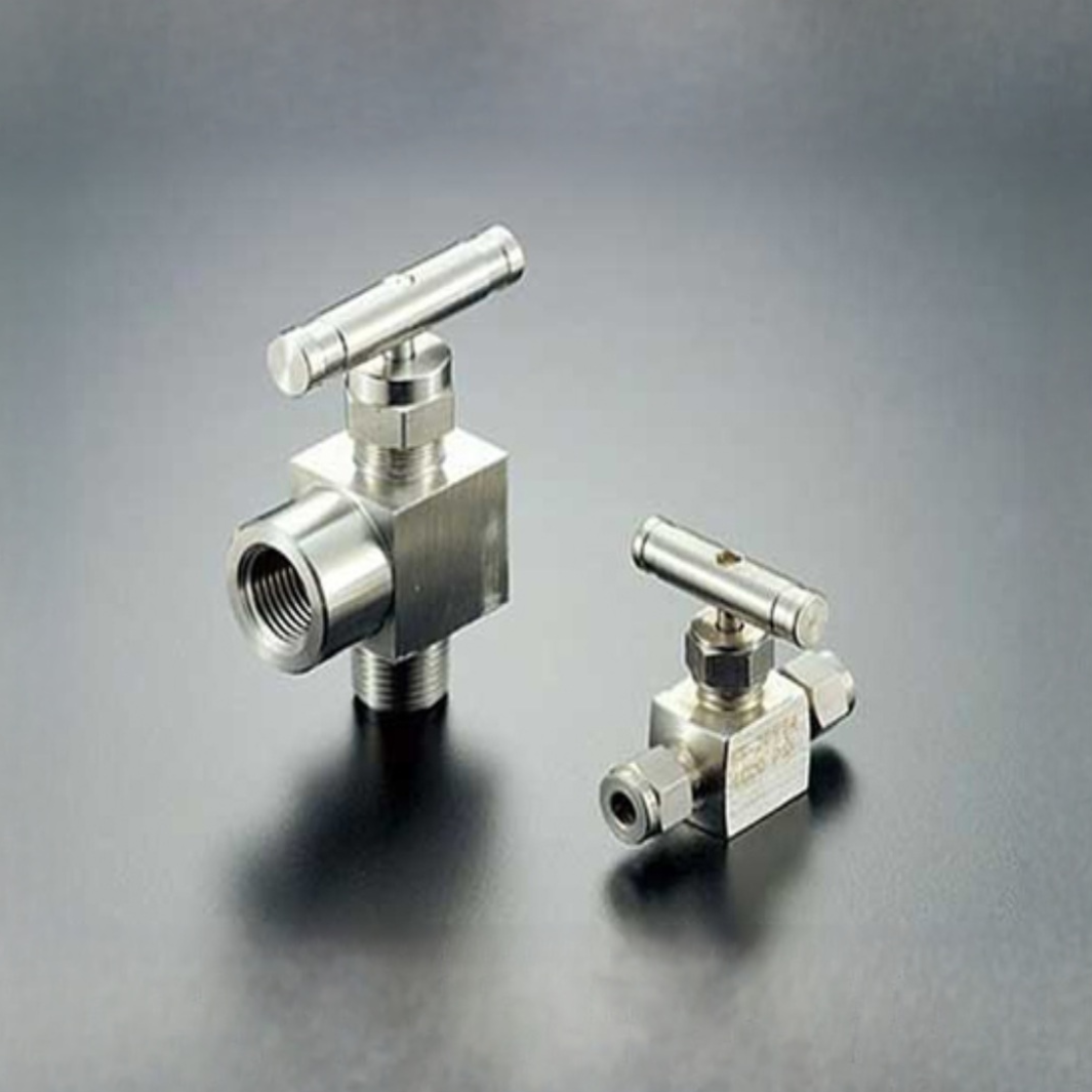 DK-Lok VB16 Series Integral Bonnet Needle Valves, 3.2 mm Orifice, Bar Handle, 1/4