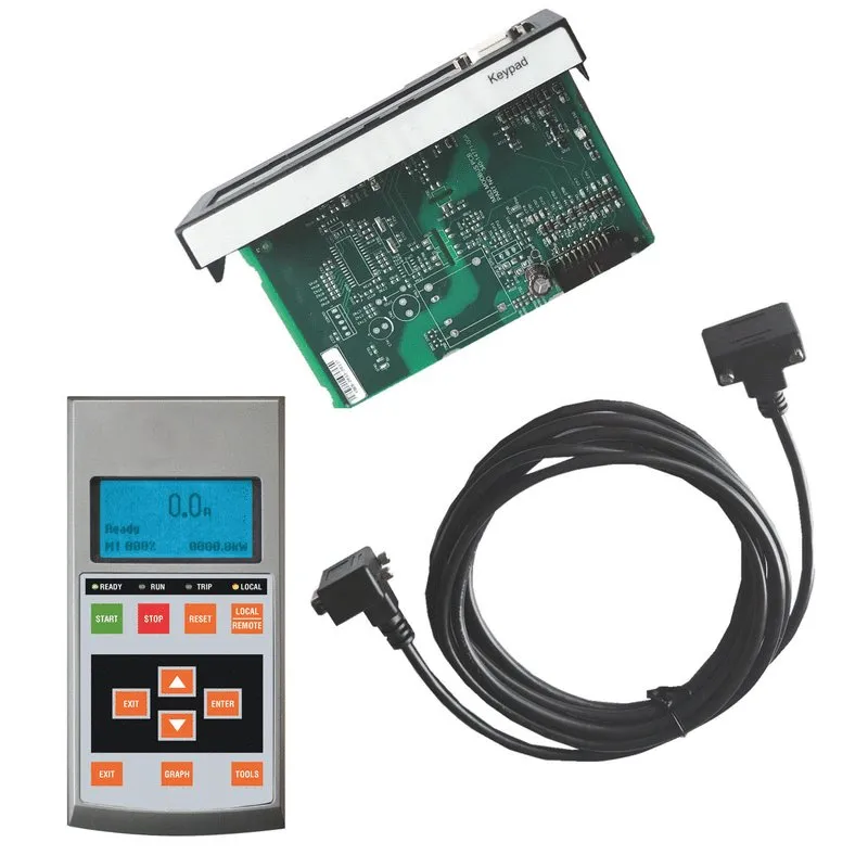 Lovato Electric, Remote keypad kit composed by IP65 type 12 remote keypad ADXTC01, connection card to ADXT and connection cable 3m lenght, ADXTC01KIT