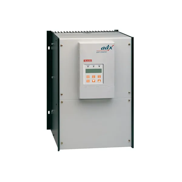 Lovato Electric, Soft starter, ADX type, for severe duty (starting current 5•IE), with integrated by-pass contactor, 190A, 51ADX0190B