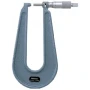 Mitutoyo 118-102 Series 118 Sheet Metal Micrometer, 0 to 25 mm, 6.3
