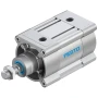Festo ISO 15552 Double Acting Pneumatic Cylinder 100-40mm - Magnetic - Damping, DSBC-100-40-PPSA-N3