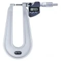 Mitutoyo 389-261-30 Series 389 Sheet Metal Digital Micrometer, 0 to 25 mm, Metric