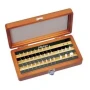 Mitutoyo 516-558-56 Imperial Gauge Block Rectangular Ceramic Set, 35, grade K