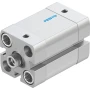 Festo ISO 21287 Double Acting Pneumatic Compact Cylinder 20-20mm - Magnetic, ADN-20-20-I-P-A