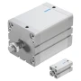 Festo ISO 21287 Double Acting Pneumatic Compact Cylinder-125-60mm - Magnetic- Male Thread, ADN-125-60-A-P-A