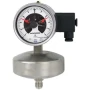 Wika Capsule Pressure Gauge With Switch Contacts, 632.51+8XX, For The Process Industry, High Overload Safety