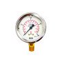 Wika Pressure Gauge 0..42 Bar (609 psi), Liquid-Filled, 1/4