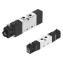Festo 5/3 Way Exhaust Center Pneumatic Solenoid Valve G3/8'' 24V DC 0.9-10bar,&nbsp;VUVS-L30-P53E-G38-1