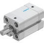 Festo ISO 21287 Double Acting Pneumatic Compact Cylinder 20-20mm - Magnetic- Male Thread, ADN-20-20-A-P-A