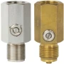 Wika Pressure Gauge Snubber, 910.12, Brass, Steel Or Stainless Steel